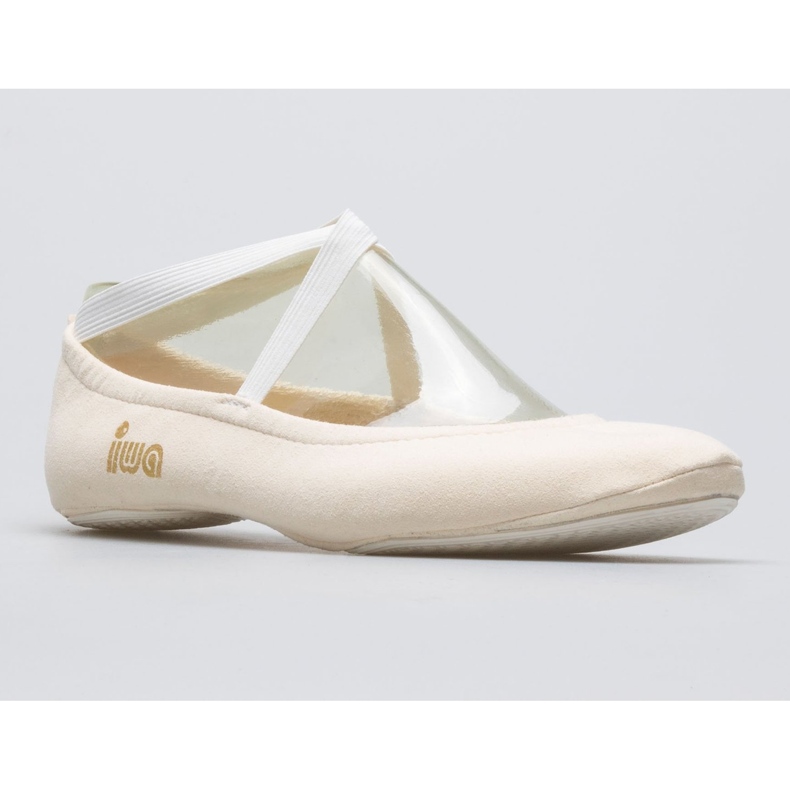 Zapatillas de ballet de gimnasia IWA 302 crema beige 1