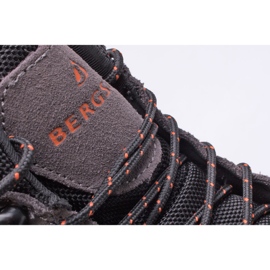 BERGSON Castor Mid Stx zapatillas de trekking para hombre negro gris 3