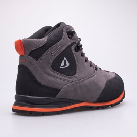 BERGSON Castor Mid Stx zapatillas de trekking para hombre negro gris 4
