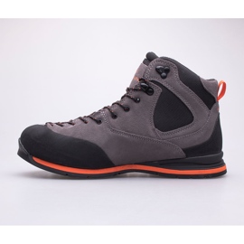 BERGSON Castor Mid Stx zapatillas de trekking para hombre negro gris 5
