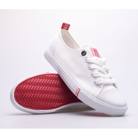 Zapatillas de mujer Big Star FF274087 blanco rojo 8
