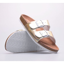 Pantuflas mujer Big Star HH274896 dorado 8