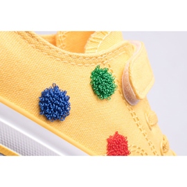 Deportivas infantiles Big Star JJ374056 amarillo 3