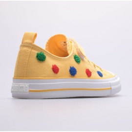 Deportivas infantiles Big Star JJ374056 amarillo 4