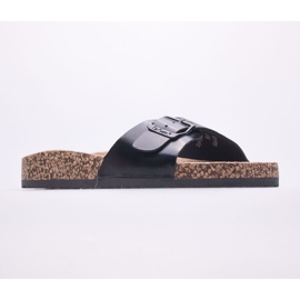 Lee Cooper LCW-22-35-1167L zapatillas de estar por casa para mujer negro 1