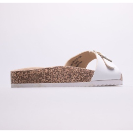 Lee Cooper LCW-22-35-1169L zapatillas de estar por casa para mujer blanco 5