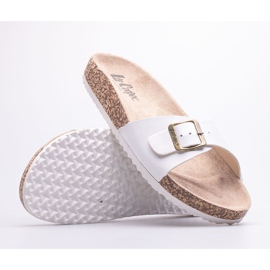 Lee Cooper LCW-22-35-1169L zapatillas de estar por casa para mujer blanco 8