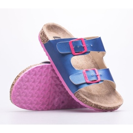 Zapatillas de casa para niños Lee Cooper LCW-22-35-1187K azul 8