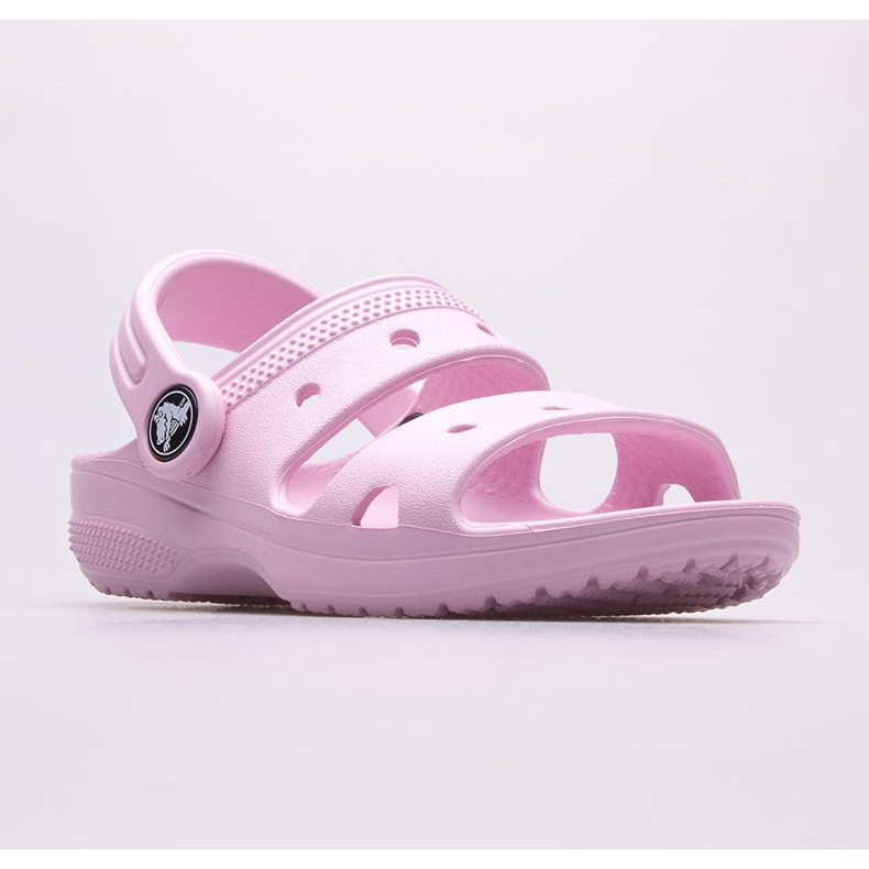 Sandalias Crocs Classic Kids T 207537-6GD rosado 1