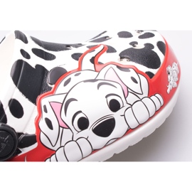 Zuecos infantiles CROCS 101 Dalmatians Kids Clog 207483-100 blanco negro 2