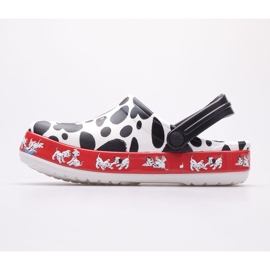 Zuecos infantiles CROCS 101 Dalmatians Kids Clog 207483-100 blanco negro 5
