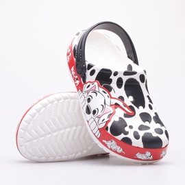Zuecos infantiles CROCS 101 Dalmatians Kids Clog 207483-100 blanco negro 8