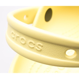 Zuecos de plataforma clásica Crocs para mujer 206750-7HD amarillo 6