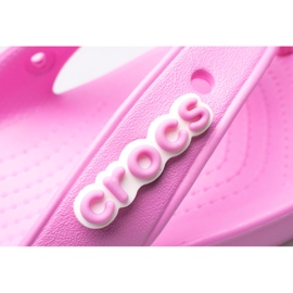 Chanclas de mujer Crocs Classic Flip 207713-6SW rosado 2
