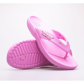 Chanclas de mujer Crocs Classic Flip 207713-6SW rosado 8