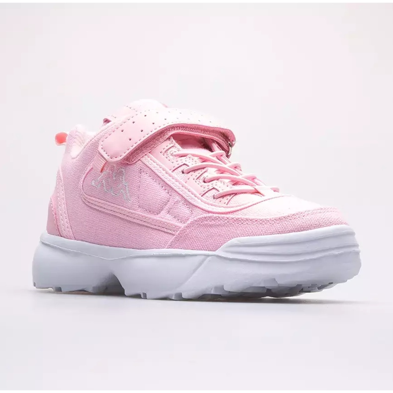 Zapatos niños KAPPA Rave Sun K 260874K-2110 rosado 1