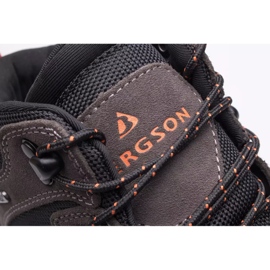 BERGSON Castor Mid Stx 3.0 zapatillas de trekking para hombre marrón gris 4