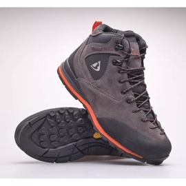 BERGSON Castor Mid Stx 3.0 zapatillas de trekking para hombre marrón gris 1