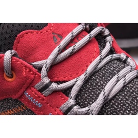 BERGSON Kadam Low Stx zapatillas de trekking para hombre negro rojo 5