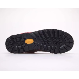 BERGSON Kadam Low Stx zapatillas de trekking para hombre negro rojo 1