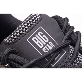 Zapatos de hombre Big Star KK174105 negro gris 2