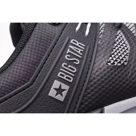Zapatos de hombre Big Star KK174105 negro gris 3