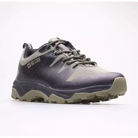 Zapatos de hombre Big Star KK174088 negro verde 1