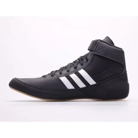 Zapatos de lucha adidas hvc AQ3325 negro 2