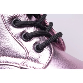 Zapatos niños KAPPA Deenish Shine K 260841K-2111 rosado 3