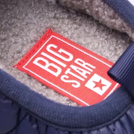 Pantuflas mujer Big Star KK274605 azul marino 3
