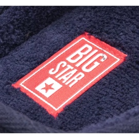 Pantuflas mujer Big Star KK274601 azul marino 3