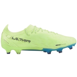 Puma Ultra Ultimate FG/AG M 106868 01 zapatos de fútbol verde verde 1