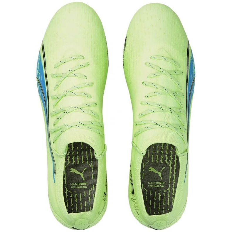 Puma Ultra Ultimate FG/AG M 106868 01 zapatos de fútbol verde verde 2