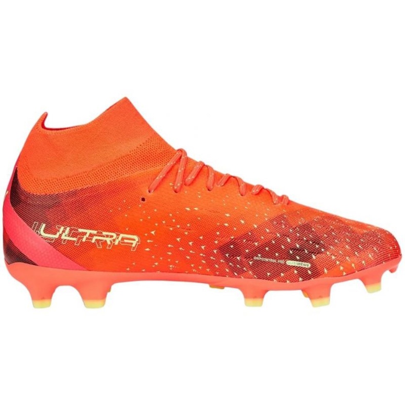 Botas de fútbol Puma Ultra Pro FG/AG M 106931 03 naranja naranjas y tintos 1