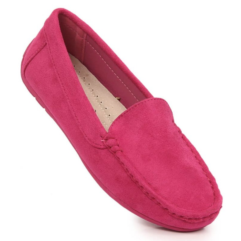 Zapatos Vinceza mocasines ante W EVE259G rosado 1