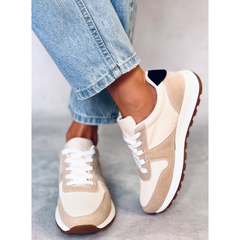 BM Zapatillas Mujer Hansell Beige 1