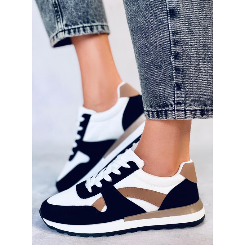 BM Zapatillas Mujer Hansell Negras blanco 1