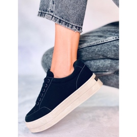 BM zapatillas con plataforma Rhonda Black negro 2