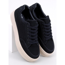 BM zapatillas con plataforma Rhonda Black negro 1