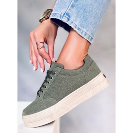 BM zapatillas con plataforma Rhonda Green verde 2