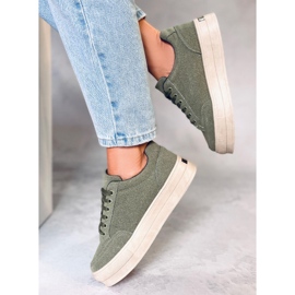 BM zapatillas con plataforma Rhonda Green verde 5
