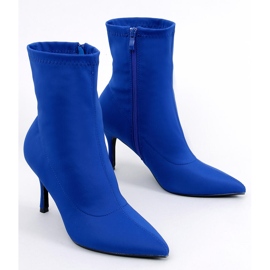 BM Botines de tacón flexibles de Mallory Blue azul 1