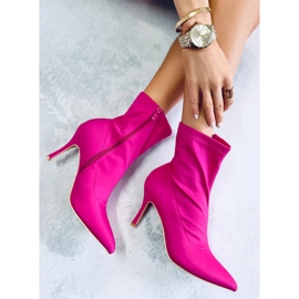 BM Botines flexibles de Mallory Fucsia rosado 4