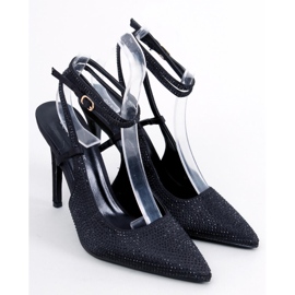 BM Alfileres atados con piedras Bonnie Black negro 1