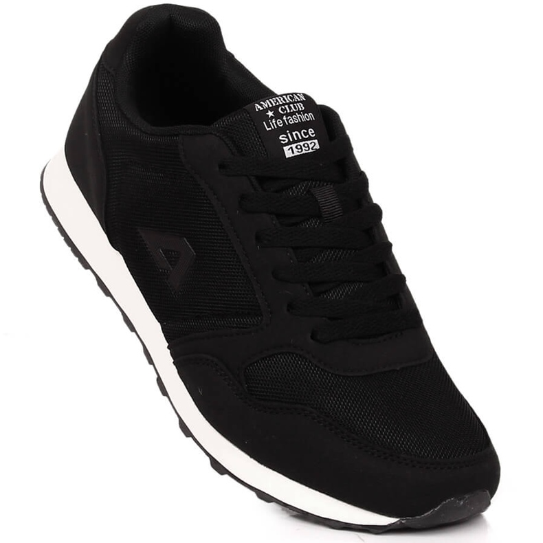 Deportivas hombre American Club 135/23 negras negro 1
