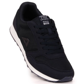 Zapatillas deportivas de hombre American Club 135/23 azul marino blanco 1