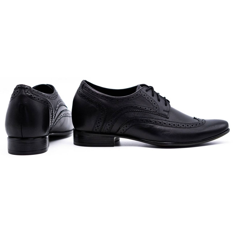 Olivier Zapatos para hombre que aumentan la visibilidad 617P negro 3