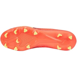 Puma Ultra Match+ Ll FG/AG M 107032 03 zapatos de fútbol naranja naranjas y tintos 4