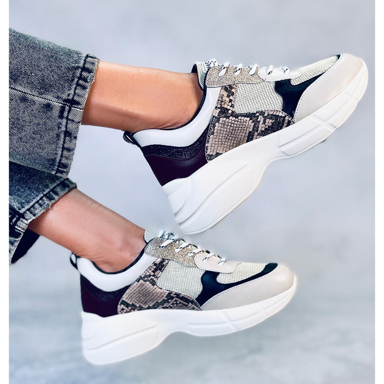 BM Zapatillas de Mujer Maud Beige 1