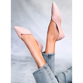 Bailarinas rosadas con corte Ayanna rosado 6